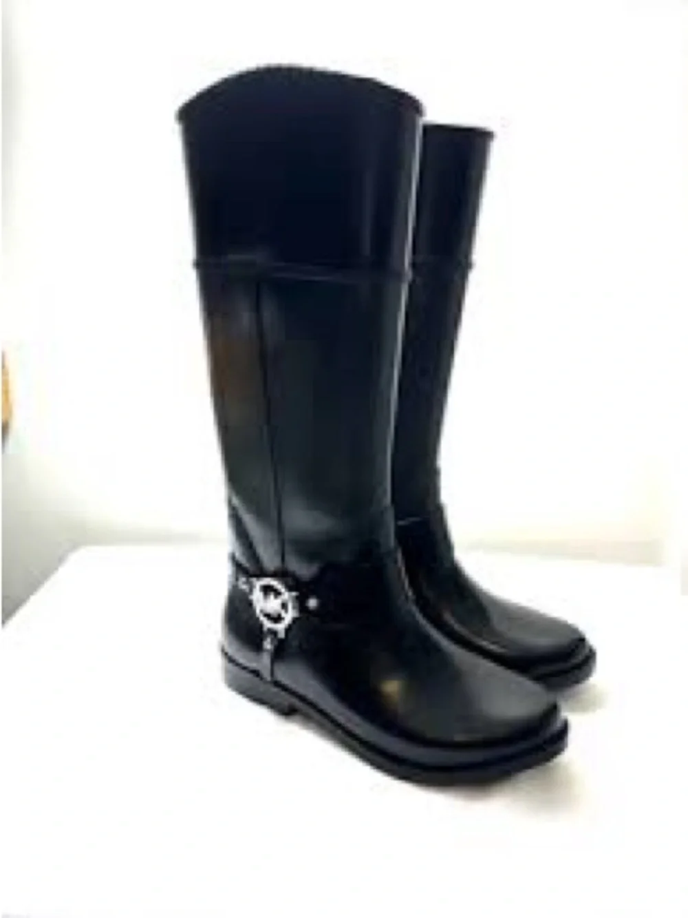 ‼️WOW‼️Michael Kors Glossy Black Tall Rain Boots♨️